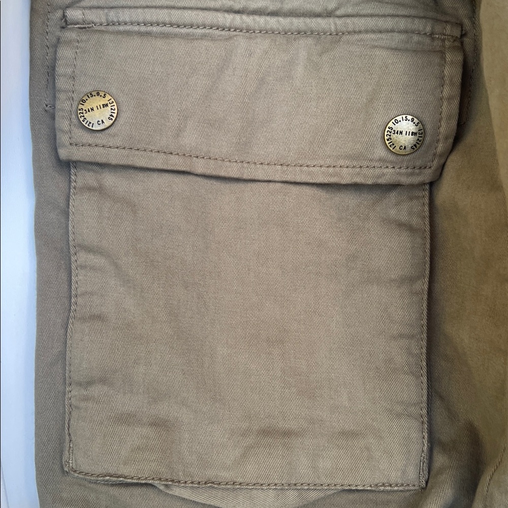 Current/Elliott Olive Button-Up Jacket - image 6